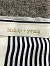 Bishop + Young Stripes Gray Short Sleeve Blouse Size P (petite) - photo 7