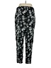 Serra 100% Viscose Floral Black Casual Pants Size XL - photo 2