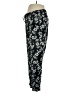 Serra 100% Viscose Floral Black Casual Pants Size XL - photo 5