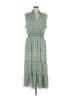 Max Studio 100% Polyester Paisley Green Casual Dress Size XL - photo 1