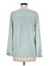 HD in Paris 100% Polyester Teal Long Sleeve Blouse Size 6 - photo 2
