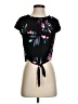 Unbranded Black Short Sleeve Blouse Size XS - photo 1