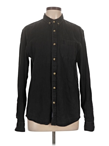 Pull&Bear Long Sleeve Button-Down Shirt (view 1)