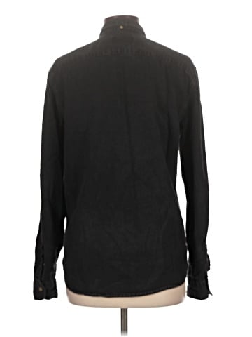 Pull&Bear Long Sleeve Button-Down Shirt (view 2)