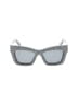Salvatore Ferragamo Gray Black Sunglasses One size - photo 2
