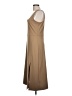 Open Edit Solid Tan Casual Dress Size L - photo 7