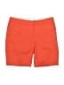 dalia Solid Orange Shorts Size 6 - photo 1