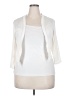 Torrid Solid White Cardigan Size 3X Plus (3) - photo 1