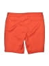 dalia Solid Orange Shorts Size 6 - photo 2