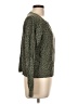 Thread & Supply Animal Print Green Pullover Sweater Size L - photo 4