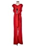 Halston Heritage Red Jumpsuit Size 2 - photo 2