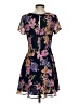 Forever 21 100% Polyester Floral Purple Casual Dress Size S - photo 2