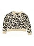 Self Esteem 100% Acrylic Animal Print Tan Pullover Sweater Size S (kids) - photo 1