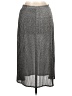 Sugarhill Brighton 100% Polyester Chevron-herringbone Gray Casual Skirt Size 10 - photo 2