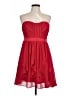 XOXO 100% Polyester Hearts Red Cocktail Dress Size 11 - 12 - photo 1