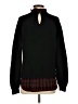 Ann Taylor LOFT Plaid Black Turtleneck Sweater Size XS - photo 2