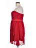 XOXO 100% Polyester Hearts Red Cocktail Dress Size 11 - 12 - photo 5