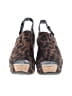 Volatile Animal Print Brown Wedges Size 7 - photo 2