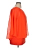 Joseph A. 100% Polyester Orange 3/4 Sleeve Blouse Size XL (estimated) - photo 4