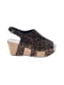 Volatile Animal Print Brown Wedges Size 7 - photo 1