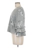 Style Envy Gray 3/4 Sleeve Blouse Size M - photo 5