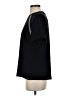 Cinq à Sept 100% Cotton Black Short Sleeve Top Size S - photo 5