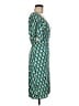 Max Studio Print Teal Cocktail Dress Size M - photo 4