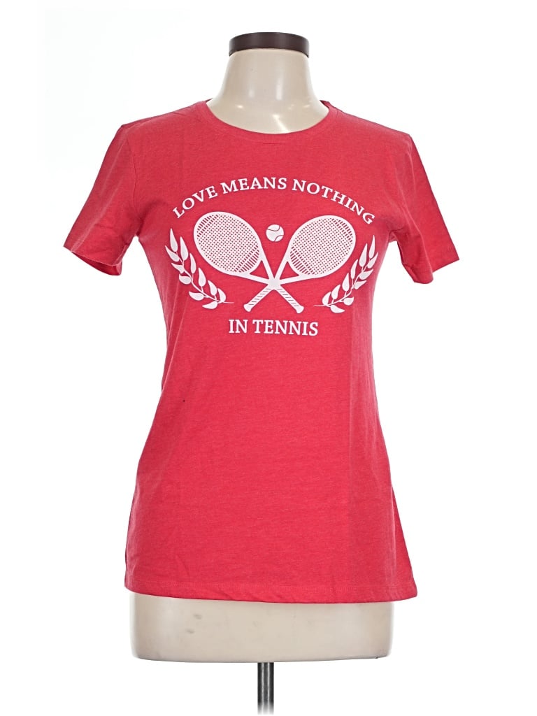 Pre-owned Next Level Apparel Short Sleeve T-shirt In Red