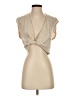 Zara Tan Sleeveless Blouse Size S - photo 1