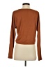 JoyLab Brown Long Sleeve Top Size S - photo 2