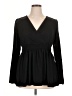 Torrid Black Long Sleeve Blouse Size 1X Plus (1) - photo 1