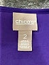 Chico's 100% Polyester Purple 3/4 Sleeve Top Size Lg (2) - photo 7