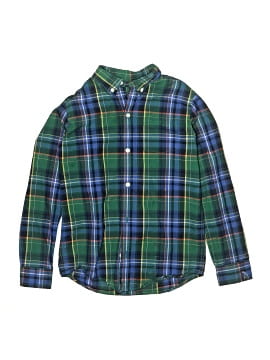 Janie And Jack Long Sleeve Button Down Shirt