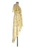 AUW 100% Polyester Floral Yellow Cocktail Dress Size L - photo 4