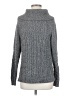 Talbots 100% Cotton Tweed Gray Turtleneck Sweater Size S - photo 1