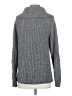 Talbots 100% Cotton Tweed Gray Turtleneck Sweater Size S - photo 2