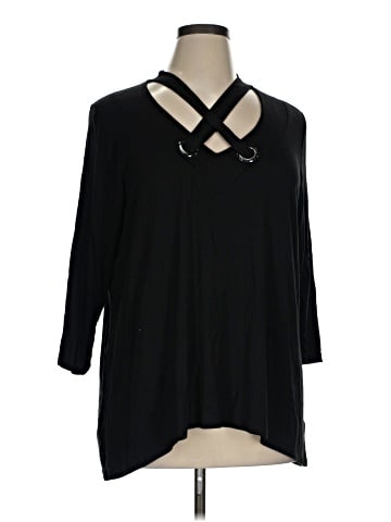 Cable & Gauge 3/4 Sleeve Top (view 1)