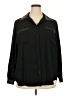 Anne Klein 100% Polyester Black 3/4 Sleeve Blouse Size 2X - photo 1