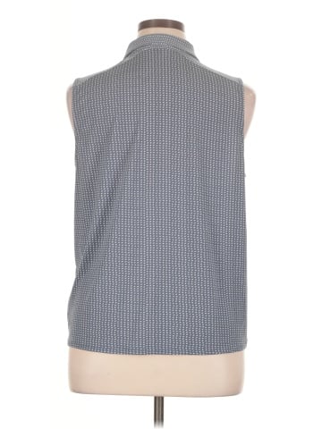 Adrianna Papell Sleeveless Button-Down Shirt (view 2)