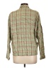 Cotélac Plaid Green Long Sleeve Blouse Size Lg (3) - photo 2