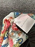 Rose + Olive 100% Polyester Floral Blue Short Sleeve Blouse Size 2X - photo 8