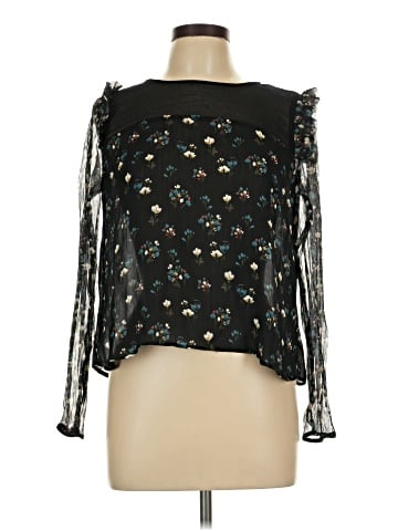 Zara Basic Long Sleeve Blouse (view 1)