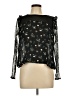 Zara Basic Black Long Sleeve Blouse Size L - photo 1