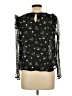 Zara Basic Black Long Sleeve Blouse Size L - photo 2