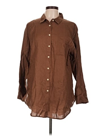 Lands' End Long Sleeve Button-Down Shirt (view 1)