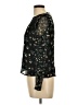 Zara Basic Black Long Sleeve Blouse Size L - photo 5