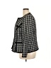 Kasper 100% Polyester Houndstooth Black Jacket Size 18 - photo 5