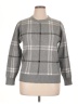 Tahari Plaid Gray Pullover Sweater Size XL - photo 1