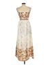 Shein 100% Polyester Floral Ivory Cocktail Dress Size L - photo 2