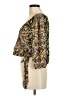 BCBGeneration 100% Polyester Yellow 3/4 Sleeve Blouse Size M (estimated) - photo 5